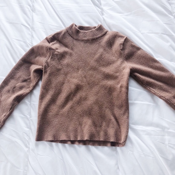 Sweaters - Mock neck sweater